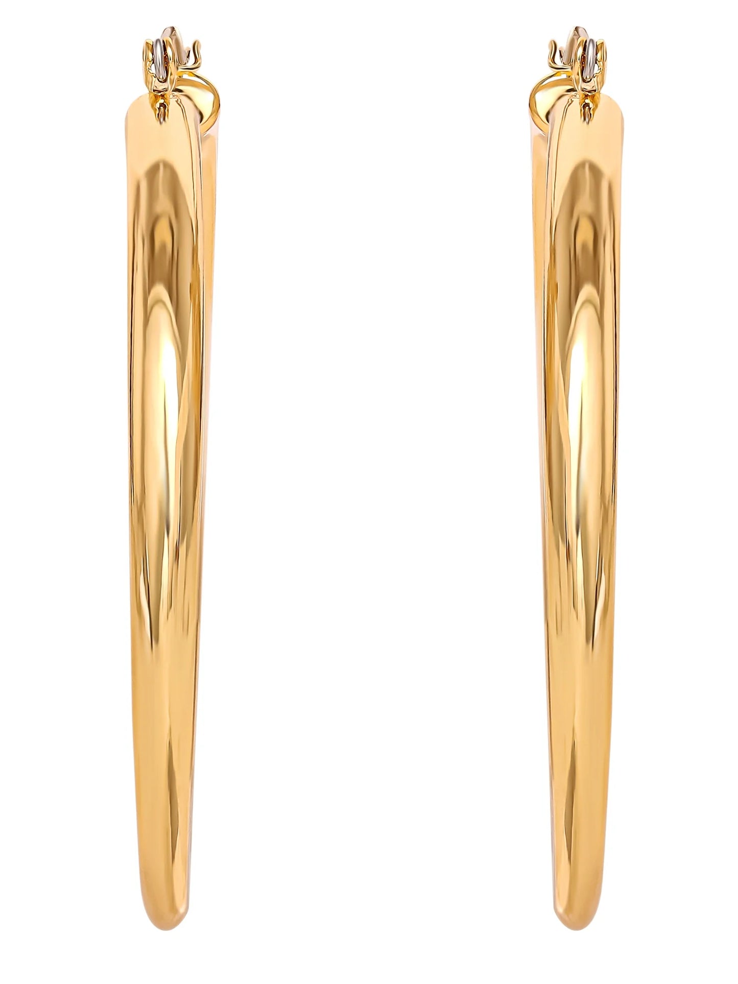 Women'S Polished Hoop Earring